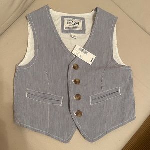 NWT pinstripe vest